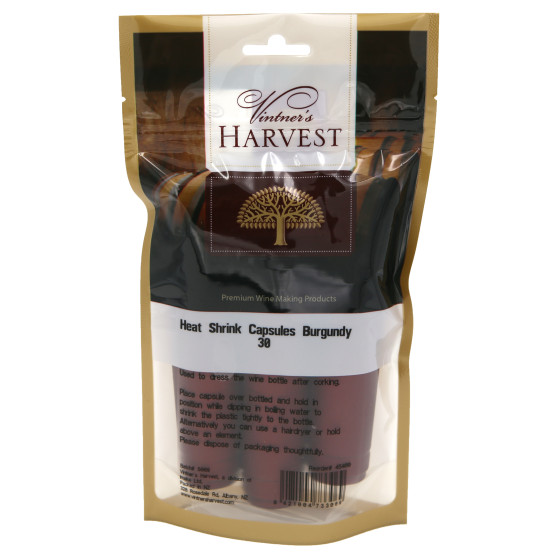 Vintner's Harvest Heat Shrink Capsules - Burgundy