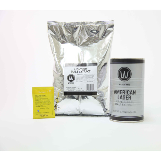 Williams Warn American Lager 23/25 Litre Kit