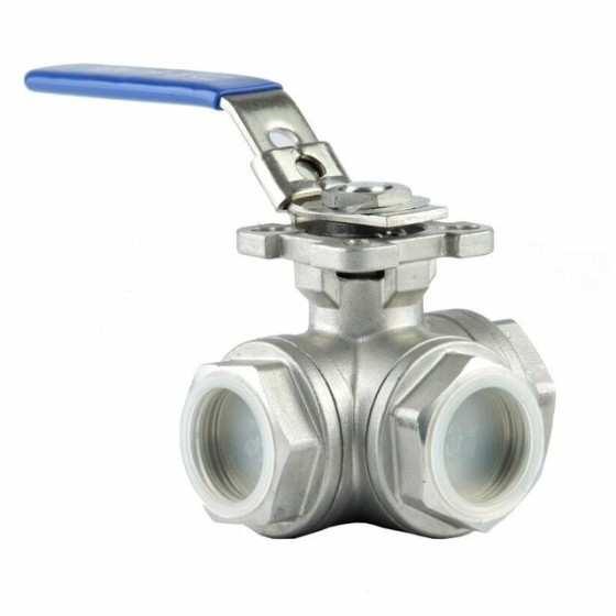Ball Valve - 1/2" Three Way