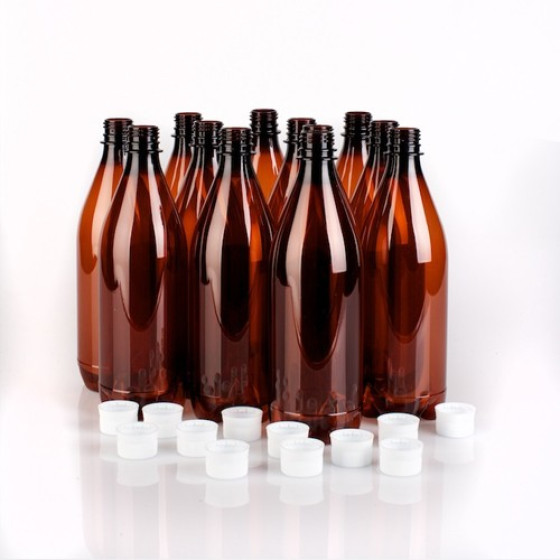 12 x 750ml PET Bottles