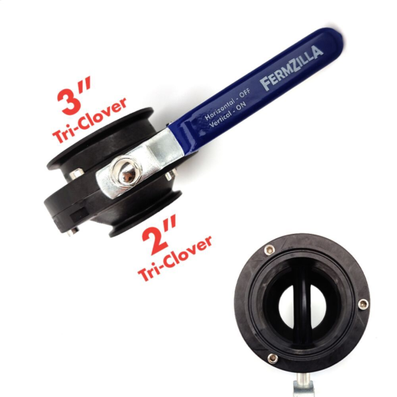 Fermzilla buttefly valve