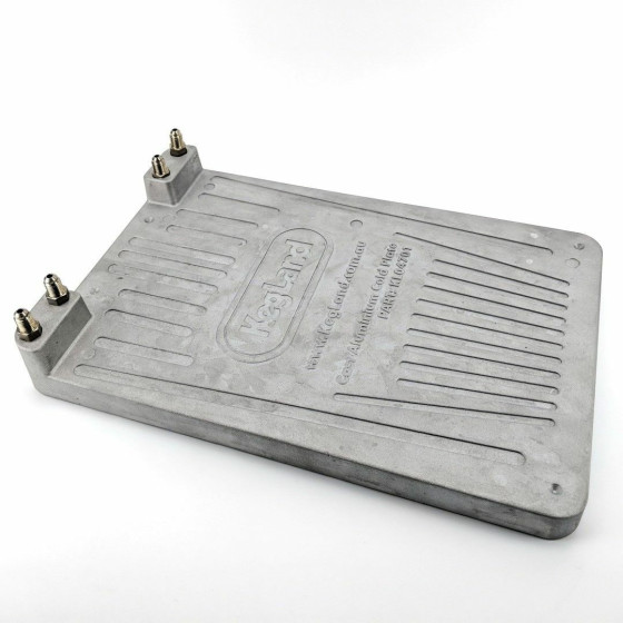 Cast Aluminium Cold Plate - Two Circuit/Lines