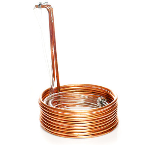 Copper Immersion Wort Chiller - 7.5m length 1