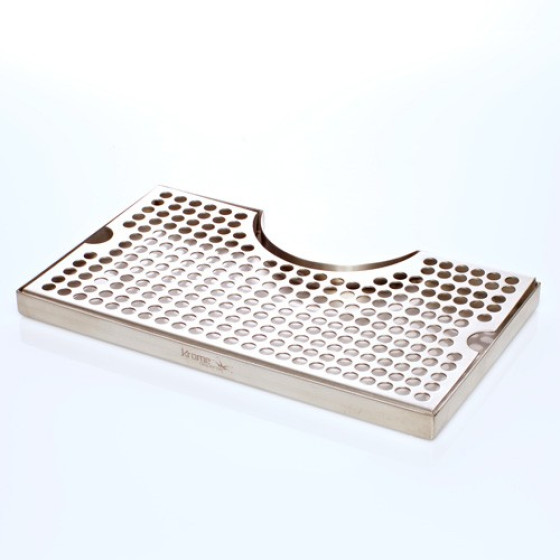 Drip Tray - Stainless Steel with Cut-Out