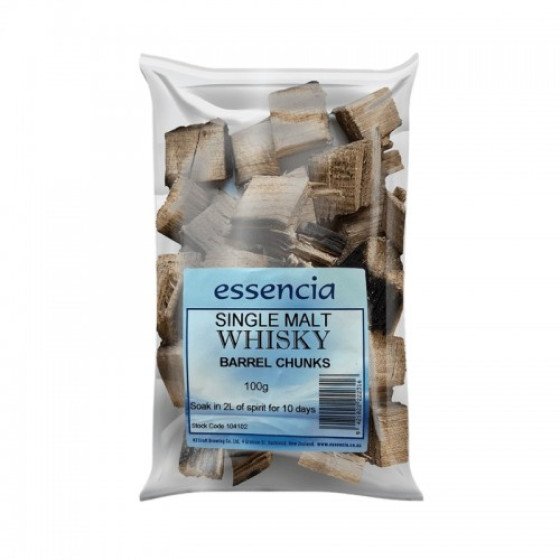 Essencia Single Malt Whisky Barrel Chunks 100g (Pokeno Whisky Origin)