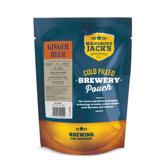 Mangrove Jack's Traditional Series Ginger Beer Pouch