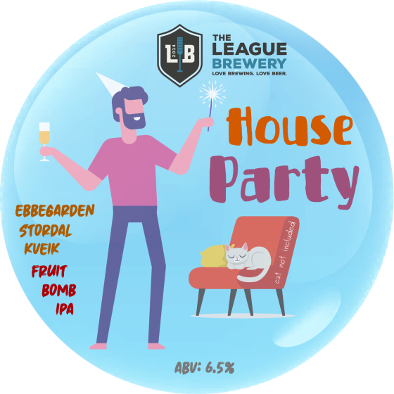 The League "House Party" - Kveik Fruit Bomb IPA All Grain Kit 23l