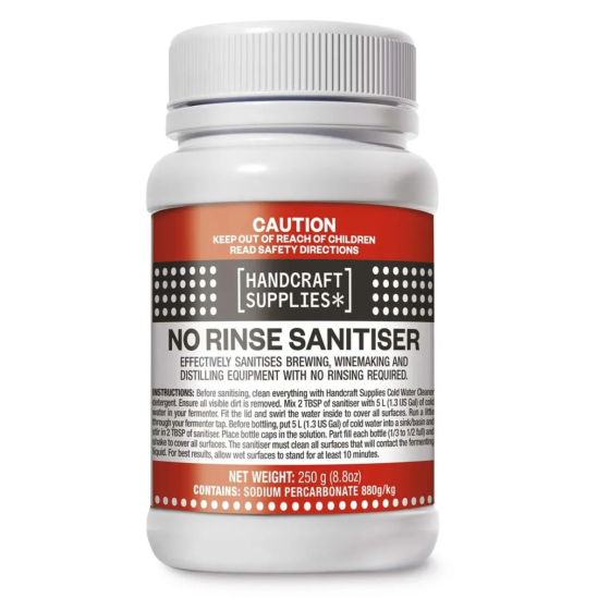 HS No Rinse Sanitiser (250g)