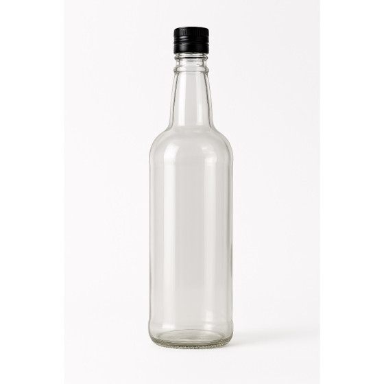 Glass Vodka Style Bottle 750ml