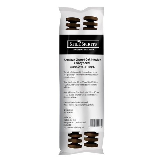 Still Spirits American Charred Oak Carboy Spiral