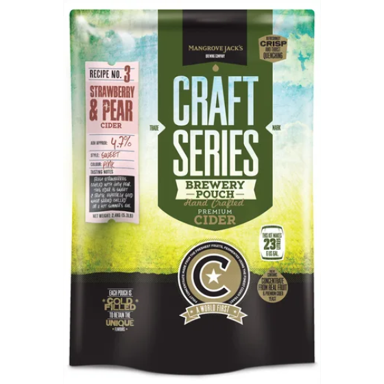 Mangrove Jack's Craft Series Strawberry & Pear Cider Recipe #3