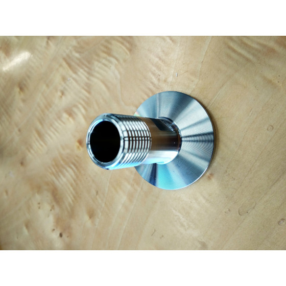 1.5” Tri-Clamp cap with 1/2” BSP male