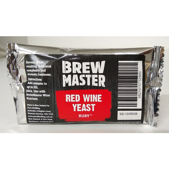 BrewMaster Red Wine Yeast 7g