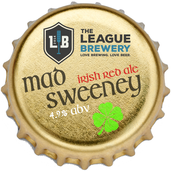 Mad Sweeney Irish Red Ale Label