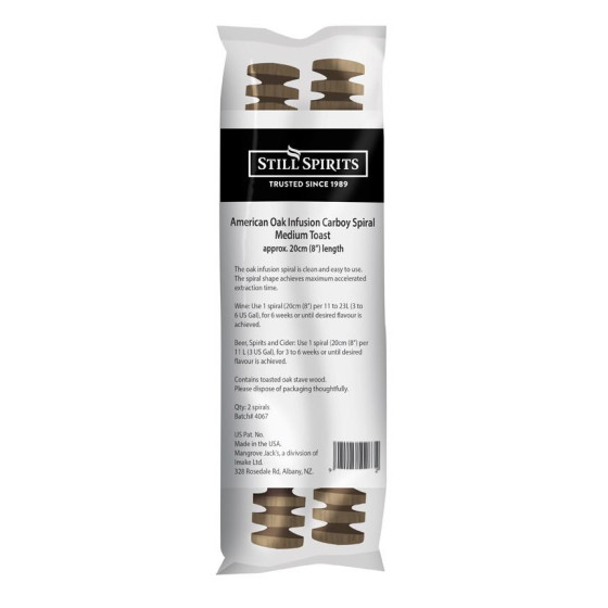 medium toast spirals