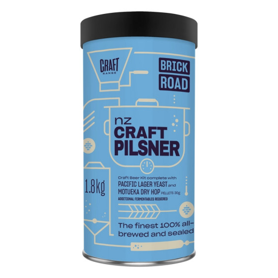 Brick Road Craft NZ Pilsner 