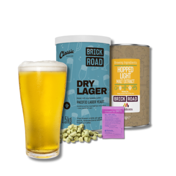 Brick Road NZ Classic Lager (Steinlager Classic clone) Recipe Kit