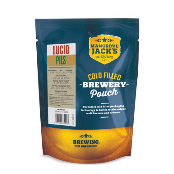 Mangrove Jack's Traditional Series Lucid Pilsner Pouch