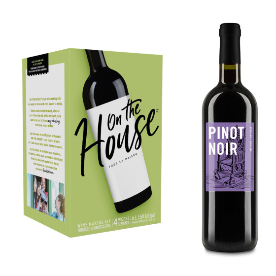 On the House Wine making kit Pinot Noir style 6L