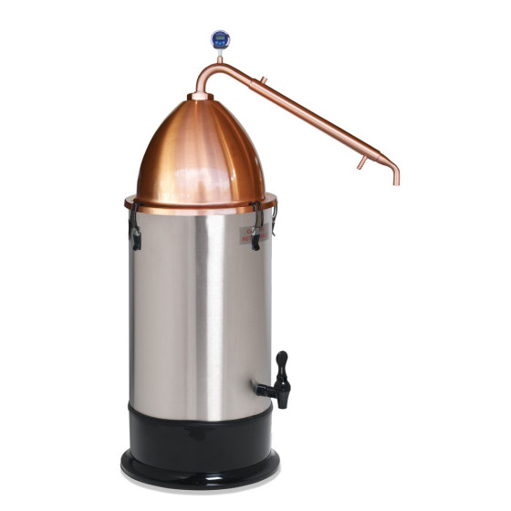 Craft distilling kit - SS Copper Pot Condensor, Alembic Dome & T500 Boiler