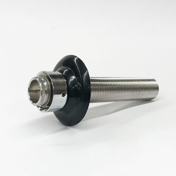 Beer Tap Shank - Stainless (SS 316) with 1/4" Bore