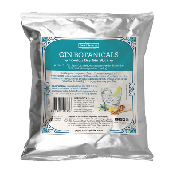Still Spirits Gin Botanicals London Dry Gin