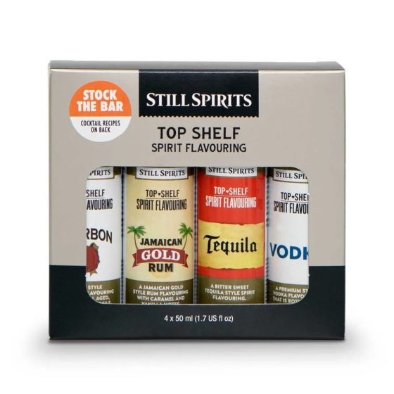Still Spirits Top Shelf Stock the Bar Pack