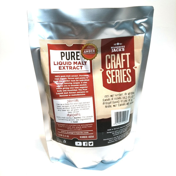 Amber Pure Liquid Malt Extract (LME) 1.5kg