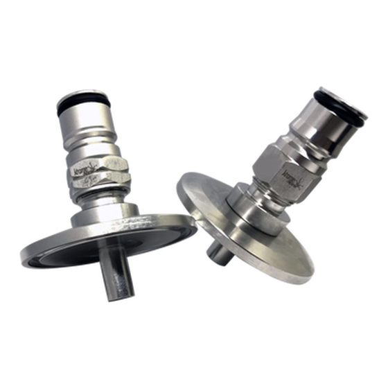 Tri-Clamp Cap to Ball Lock Post