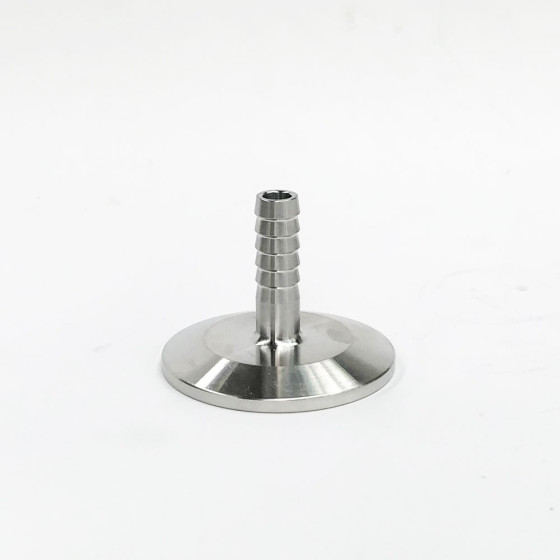 1.5” Tri-Clamp cap with 3/8" barb