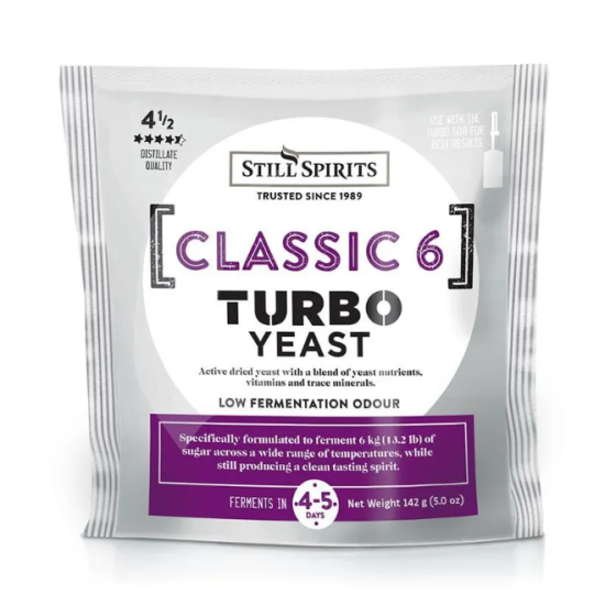 Classic 6 turbo yeast