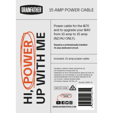 G70 & G40 15 Amp Power Cable (Upgrade)