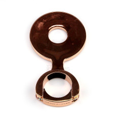 Decal holder 82mm copper plated plastic