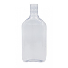 PET Spirit Flask & White Cap (500 ml)