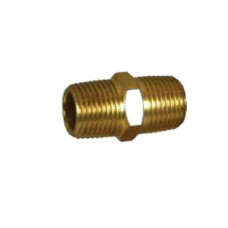 1/4" BSP Stainless Hex Nipple