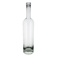 Glass Whiskey Style Bottle (Slim) 750ml 