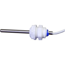 Poly bulkhead for 6.5mm diameter temperature probe