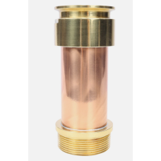 Copper Extension 100mm - 2" Threaded Male x 2" Tri-clover