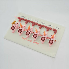 Gas Board - For Four or Six Inline Regulators