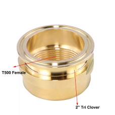 Pure Distilling 1 1/2” Thread Adaptor | Female – Tri-clover