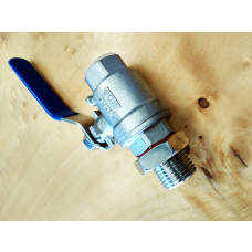 1/2” BSP Stainless Steel Ball Valve Assembly