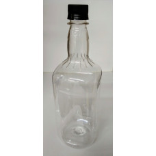 PET Jim Beam Style Square Bottle 750ml