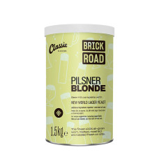 Brick Road Classic Pilsner Blonde (low carb/light options)