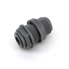 Duotight - 8mm (5/16") Female x 8mm (5/16") Female with Bulkhead 20mm Locknut