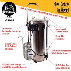 BrewZilla Gen 4.1 - Single Vessel Brewery - 35 Litre