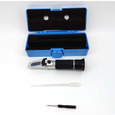 Portable Refractometer ATC (Three Scale) Brix - SG Sugar - SG Wort