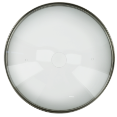 BrewZilla 65L / DigiBoil 65L - Replacement Glass Lid (420mm) with Hole (no handle knobs)
