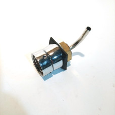 Stainless Beer Tap Shank 5mm (3/16") barb x 44mm Column 