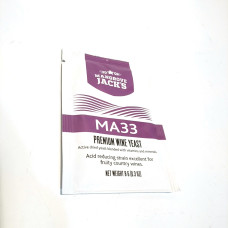 Mangrove jack's Yeast – MA33 – white fruit country wines, acid reducing (8g)