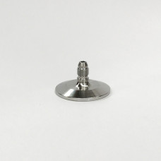 Tri-Clamp Cap with 1/4" MFL Connector